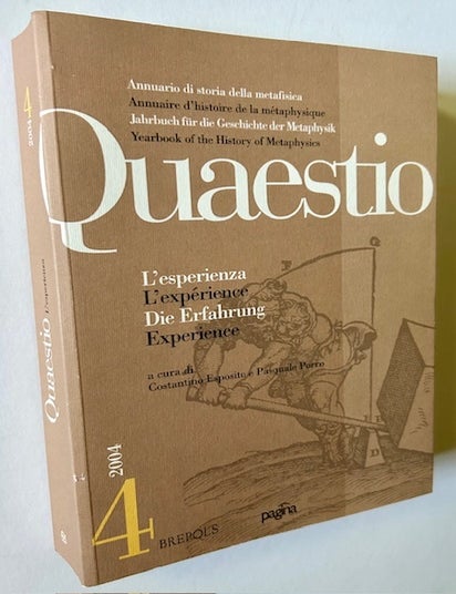 Item #23129 Quaestio #4 -- Experience. Costantino Esposito, Pasquale Porro.