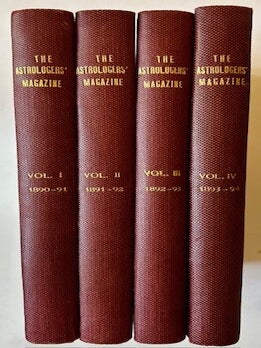 Item #23305 48 Issues of The Astrologer's Magazine , Bound in 4 Volumes