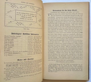 48 Issues of The Astrologer's Magazine , Bound in 4 Volumes