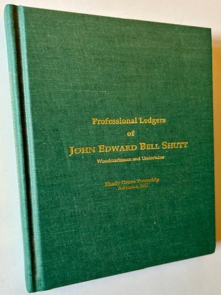 Item #23422 Professional Ledgers of John Edward Bell Shutt. Edith R. Shutt Zimmerman, Brenda D....
