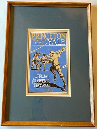 Item #23434 The Original Artwork for the Cover of the June 3rd, 1922 Yale-Princeton Baseball Game...