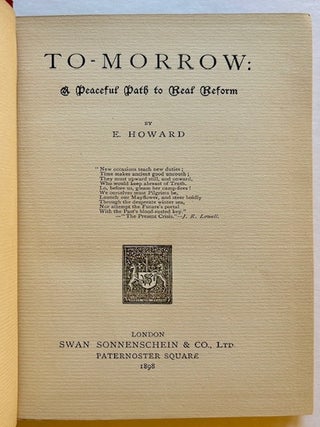 To-Morrow: A Peaceful Path to Real Reform