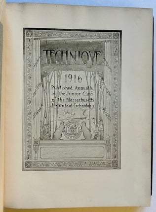 Technique 1916: Year Book of the Massachusetts Institute of Technology