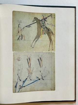 Item #23884 The Edwards Ledger Drawings: Folk Art by Arapaho Warriors (The Limited Edition in...
