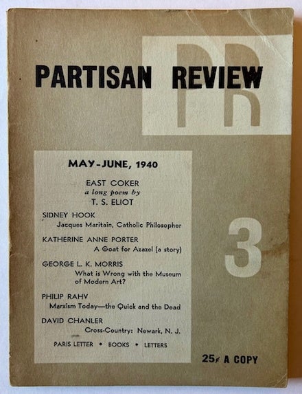 Item #23975 Partisan Review (May-June 1940, Vol. VII, No. 3)