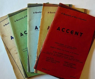 Item #23976 Accent: A Quarterly of New Literature (4 Volumes from the 1940s