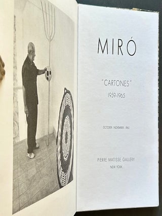 Miro: "Cartones" 1959-1965