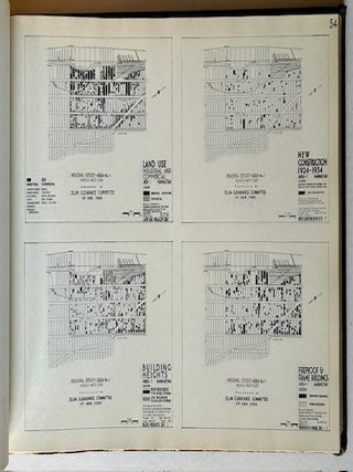 Maps and Charts Prepared by the Slum Clearance Committee of New York 1933-34
