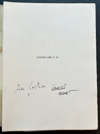 La Nappe du Catalan: Soixante-Quatre Poemes et Seize Lithographies en Couleurs de Jean Cocteau et Georges Hugnet
