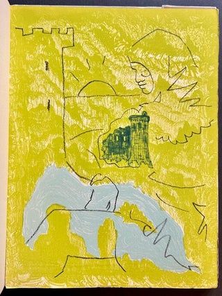 La Nappe du Catalan: Soixante-Quatre Poemes et Seize Lithographies en Couleurs de Jean Cocteau et Georges Hugnet