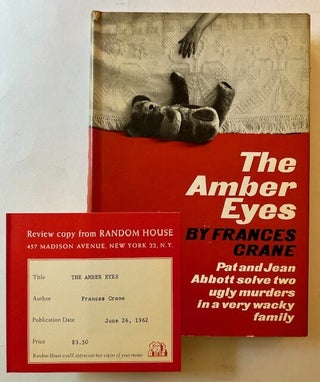 Item #24430 The Amber Eyes (Review Copy). Frances Crane