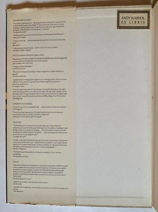 The Architecture of Arthur Erickson (Andy Warhol's Copy, Inscribed to Him by Arthur Erickson)