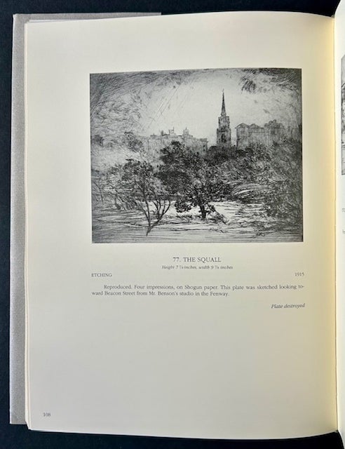 Frank W. Benson's Etchings, Drypoints and Lithographs The Signed ...