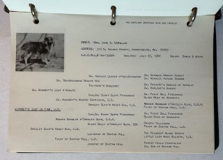 The Shetland Sheepdog Stud Dog Catalog (Vol. I)