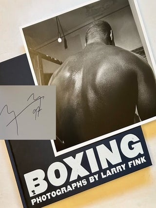 Item #24804 Boxing: Photographs by Larry Fink (The Slipcased, Limited Edition). Larry Fink