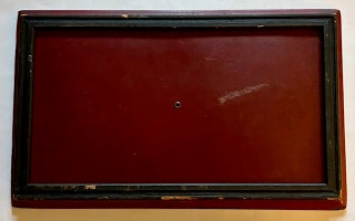 1932 Framed Art Deco Bartender's Tray Serving as a Guide to Mixing Drinks