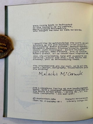 The Pleasures of Irish Nature Poetry (9th-18th C.)