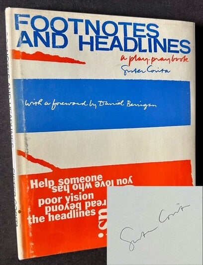 Item #25230 Footnotes and Headlines: A Play-Pray Book. Sister Corita.