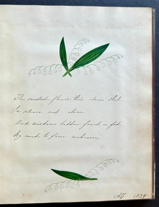 Lovely Victorian Commonplace Book, Touching on the Birth of Photography