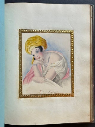 Lovely Victorian Commonplace Book, Touching on the Birth of Photography
