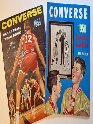Item #25606 2 Late 1950s Basketball Yearbooks from Converse
