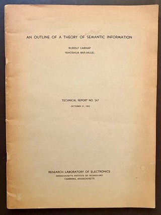 An Outline of a Theory of Semantic Information: Technical Report No. 247
