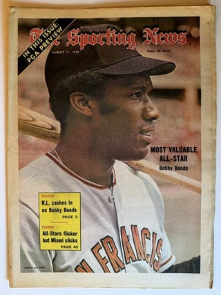Item #25637 The Sporting News: August 11th, 1973 (Bobby Bonds Cover, "Most Valuable All-Star...