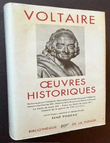 Item #25671 Oeuvres Histroriques. Voltaire.