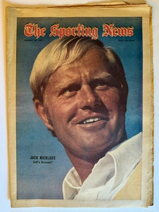 Item #25675 The Sporting News: August 28th, 1971 (Jack Nicklaus Cover, "Jack Nicklaus --...