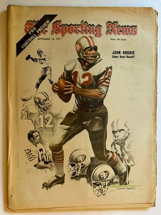 The Sporting News: September 18th, 1971 (John Brodie Cover, "John Brodie -- Super Bowl...
