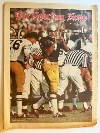 The Sporting News: November 28th, 1970 (Joe Theismann Cover, "Joe Theismann -- King of the...