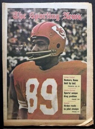 Item #25711 The Sporting News: December 11th, 1971 (Otis Taylor Cover, "Kansas City's...