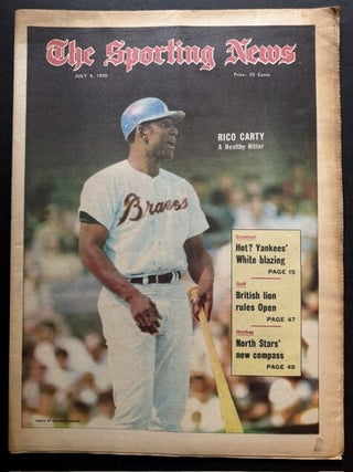 The Sporting News: July 4th, 1970 (Rico Carty Cover, "Rico Carty -- A Healthy Hitter&quot