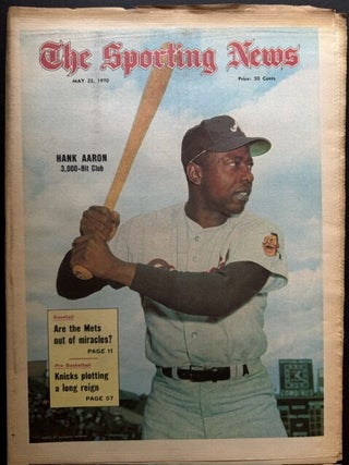 The Sporting News: May 23rd, 1970 (Hank Aaron Cover, "Hank Aaron -- 3,000-Hit Club&quot