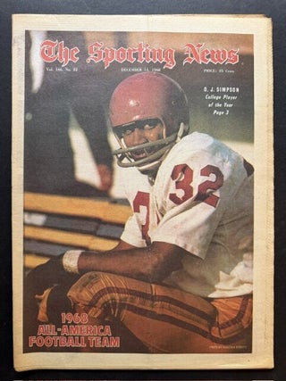 The Sporting News: December 14th, 1968 (O.J. Cover cover, "O.J. Simpson -- College Player...