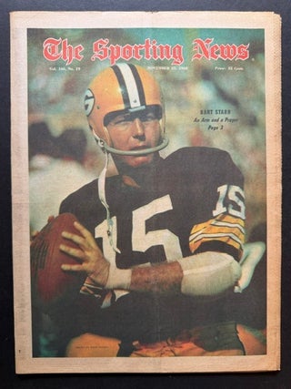 The Sporting News: November 23rd, 1968 (Bart Starr cover, "Bart Starr -- An Arm and a...