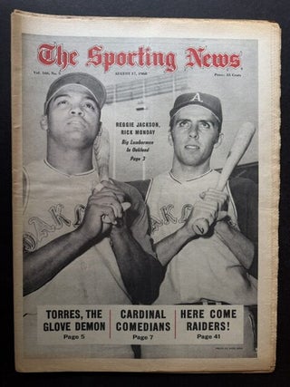 The Sporting News: August 17th, 1968 (Reggie Jackson and Rick Monday cover, "Reggie...