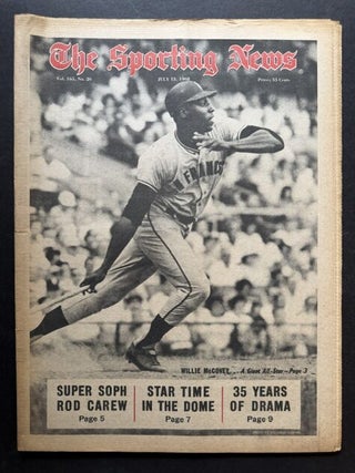 The Sporting News: July 13th, 1968 (Willie McCovey cover, "Willie McCovey -- A Giant...