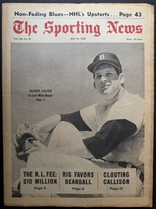 The Sporting News: May 18th, 1968 (Mickey Lolich cover, "Mickey Lolich -- In Love with...