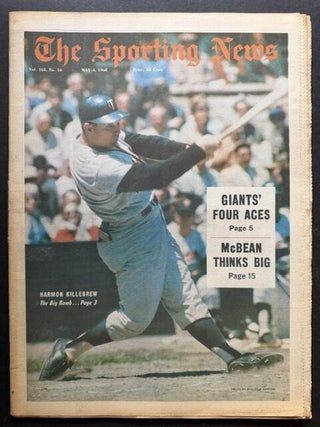 The Sporting News: May 4th, 1968 (Harmon Killebrew cover, "Harmon Killebrew -- The Big...