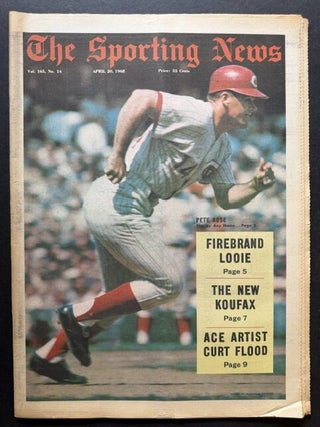 The Sporting News: April 20th, 1968 (Pete Rose cover, "Pete Rose -- A Star by Any Name&quot