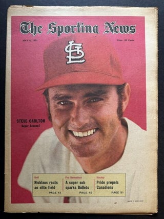 The Sporting News: May 8th, 1971 (Steve Carlton cover, "Steve Carlton -- Super Season?&quot
