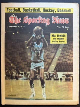 The Sporting News: January 11th, 1975 (Bob McAdoo cover, "NBA Bomber -- Bob McAdoo, Buffalo...