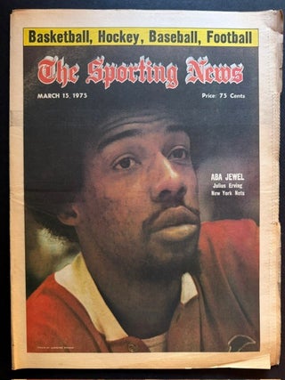 The Sporting News: March 15th, 1975 (Julius Erving cover, "ABA Jewel -- Julius Erving New...