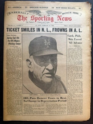 The Sporting News: February 29th, 1964 (Casey Stengel cover: "Casey Stengel -- Symbol of...