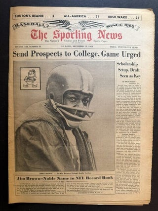 The Sporting News: December 12th, 1964 (Jim Brown cover, "Jimmy Brown -- Six-Mile Advance...