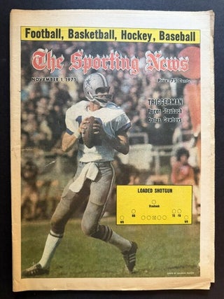 The Sporting News: November 1st, 1975 (Roger Staubach cover, "Triggerman -- Roger Staubach...