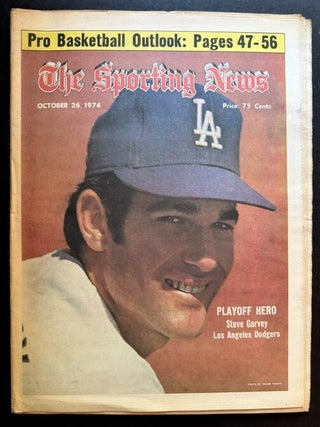The Sporting News: October 26th, 1974 (Steve Garvey cover, "Playoff Hero -- Steve Garvey Los...