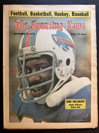 The Sporting News: November 16th, 1974 (Reggie McKenzie cover, "Some Bulldozer! -- Reggie...