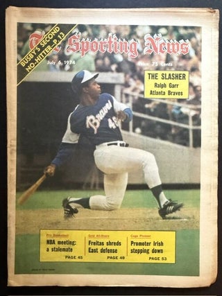 The Sporting News: July 6th, 1974 (Ralph Garr cover, "The Slasher -- Ralph Garr Atlanta...